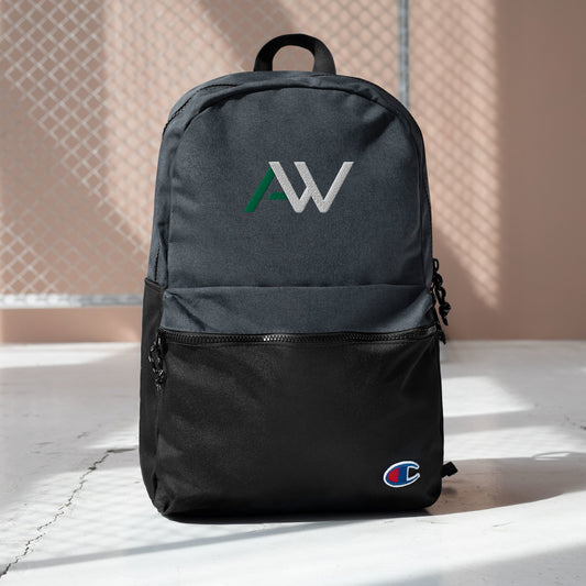 AW Embroidered Champion Backpack