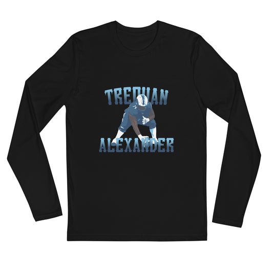 Tre'Quan Alexander Long Sleeve Fitted Crew