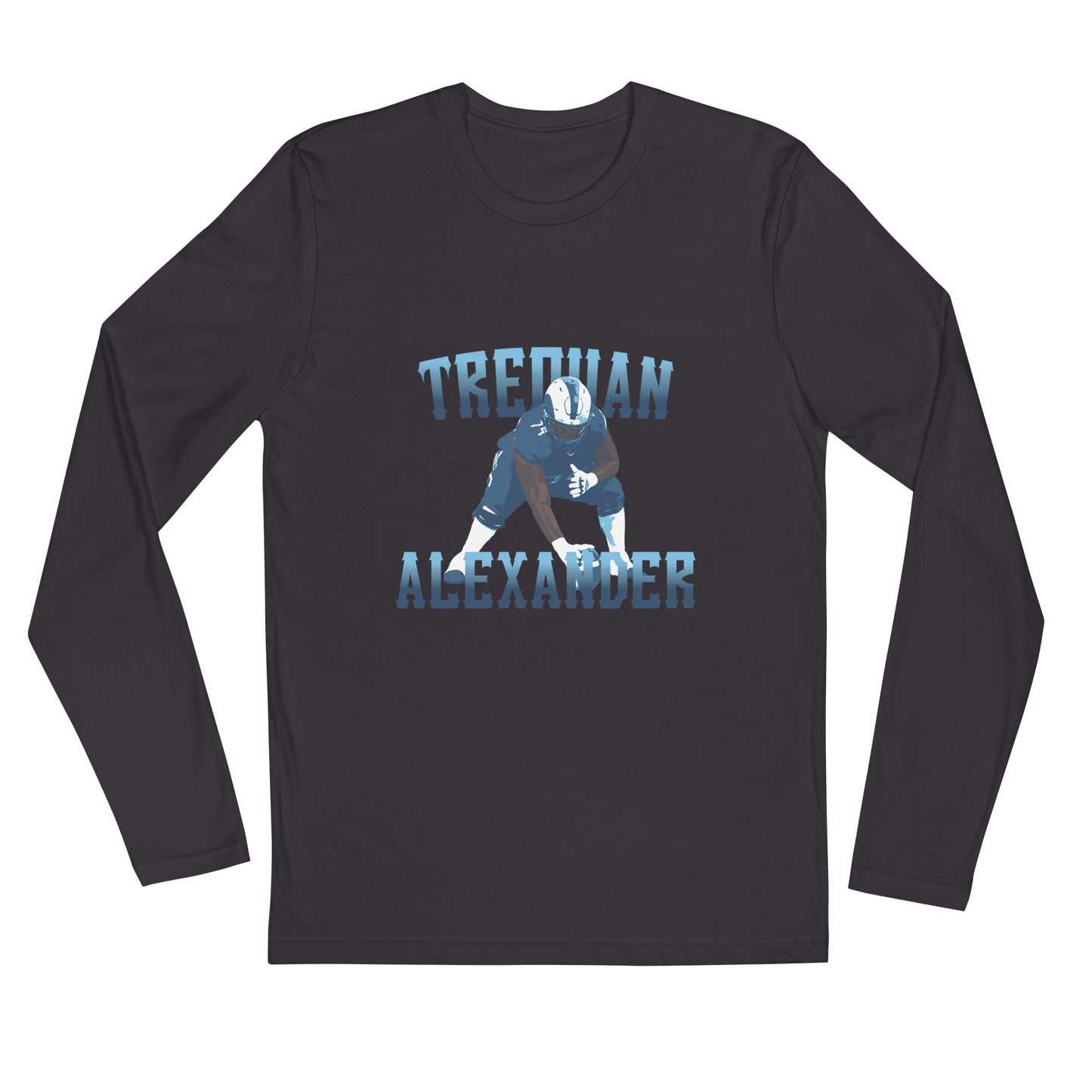 Tre'Quan Alexander Long Sleeve Fitted Crew